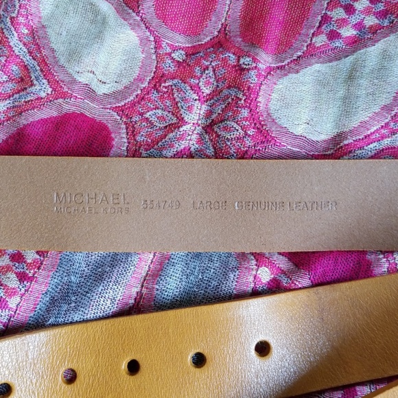 🌸lowest price🌸Micheal Kors Leather Belt Tan - Picture 4 of 5